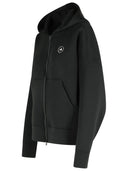 Adidas By Stella Mccartney 'Scuba' Black Polyester Blend Sweatshirt