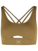 Adidas av Stella McCartney Army Polyester Blend Top