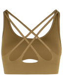 Adidas av Stella McCartney Army Polyester Blend Top