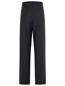 Maison Margiela Dark Grey Wool Trousers