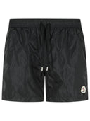 Moncler 'Boxer Mare' Black Polyamide Swimsuit