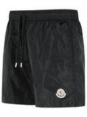 Moncler 'Boxer Mare' Black Polyamide Swimsuit