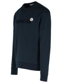 Moncler Blue Cotton Sweatshirt