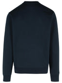 Moncler Blue Cotton Sweatshirt