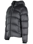 Moncler 'Fulcran' Short Hooded Down Jacket In Black Polyamide