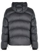 Moncler 'Fulcran' Short Hooded Down Jacket In Black Polyamide