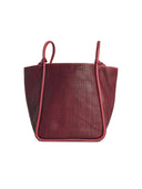Dragon Diffusion 'Ana' Brown Lear Bordo Bag