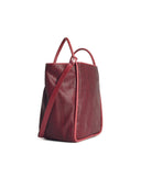 Dragon Diffusion 'Ana' Brown Lear Bordo Bag
