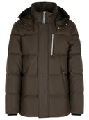 Moose Knuckles 'Cloud 3 Q' Brown Nylon Down Jacket