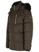 Moose Knuckles 'Cloud 3 Q' Brown Nylon Down Jacket