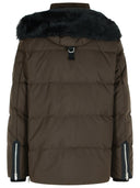 Moose Knuckles 'Cloud 3 Q' Brown Nylon Down Jacket