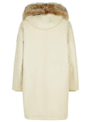 Moose Knuckles 'Dawson' Cream Cotton Blend Parka