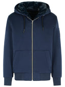 Moose Knuckles 'Bunny' Navy Cotton Blend Selda