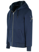 Moose Knuckles 'Bunny' Navy Cotton Blend Selda