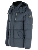 Moose Knuckles 'Everest 3 Q' Nylon gris y chaqueta de algodón