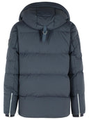 Moose Knuckles 'Everest 3 Q' grå nylon- og bomuldsdunjakke