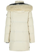 Moose Knuckles 'Chelia 3 Q' Ivory Polyamide Blend Down Jacket