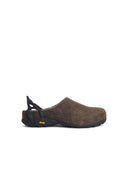 Roa Hiking 'Fedaia' Slippers In Mole Lear Blend Sherpa