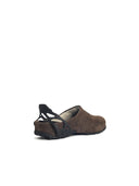 Roa Hiking 'Fedaia' Slippers In Mole Lear Blend Sherpa