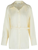 Róhe Cream Silk Shirt