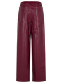 Rotate Burgundy Polyester Pants