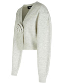 Roteer lichtgrijs alpaca blend vest