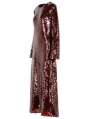 Rotate 'Kaisa' Burgundy Polyester Dress