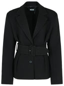 Rotate 'Larina' Black Polyester Blazer