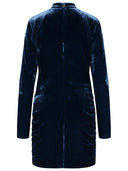 Rotate 'Vilma' Dress In Blue Silk Blend