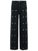 Rotate 'Dizie' Black Cotton Blend Jeans