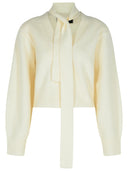 Rotate 'Karolyn' Ivory Alpaca Blend Sweater