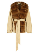 Rotate 'Donatella' Beige Cotton Blend Jacket