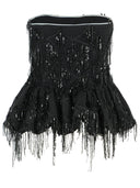 Rotar 'Dorla' Top de poliéster negro