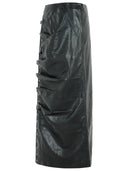Rotate 'Nettie Skirt In Black Eco Lear