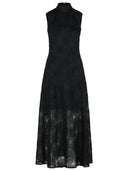 Rotate 'Asyna' Black Polyester Dress