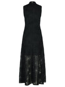 Rotate 'Asyna' Black Polyester Dress