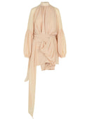 Rotate 'Joan' Hazelnut Polyester Dress
