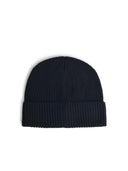 Zeven gauge zwarte wollen beanie