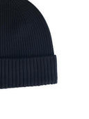 Seven Gauge Midnight Blue Wool Beanie