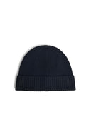 Seven Gauge Black Wool Beanie