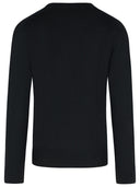 Seven Gauge Black Alpaca Blend Sweater