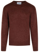 Seven Gauge Brown Alpaca Blend Sweater