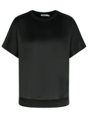 Simkhai 'Addy' svart acetatblandning t -shirt