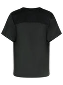 Simkhai 'Addy' svart acetatblandning t -shirt