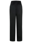 Simkhai 'Kyra' Black Acetate Blend Pants
