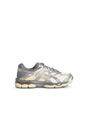Asics 'Cumulus' Sneakers In Cream And Grey Technical Fabric