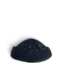 Stand Studio 'Lovali' Black Faux Fur Cap