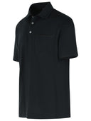 Zegna „Pure” czarna bawełniana koszula polo