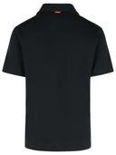 Zegna „Pure” czarna bawełniana koszula polo