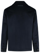 Zegna 'Oasi' Night Blue Cashmere Shirt